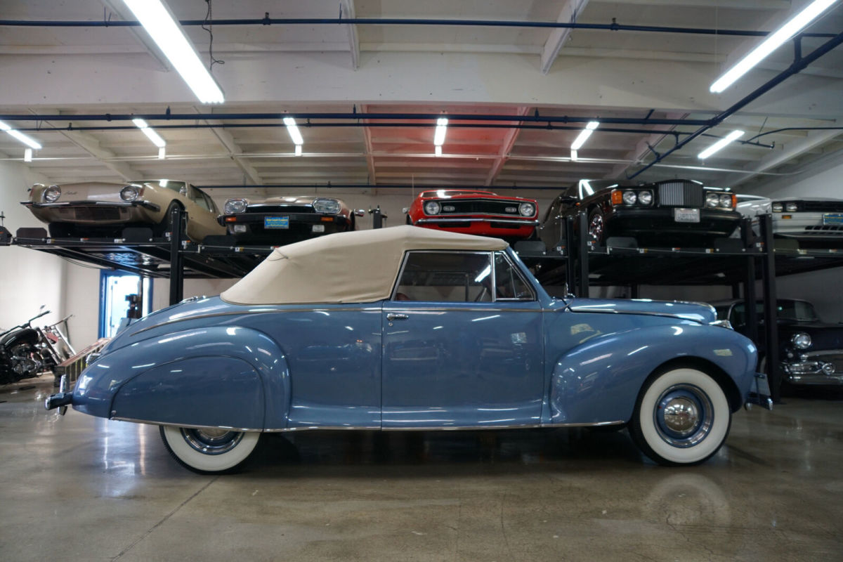1941 Blue Lincoln ZEPHYR V12 CONVERTIBLE Convertible