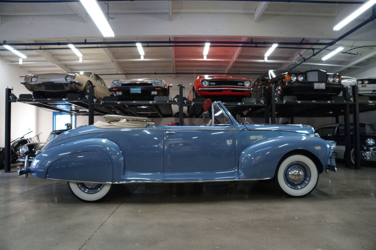 1941 Blue Lincoln ZEPHYR V12 CONVERTIBLE Convertible