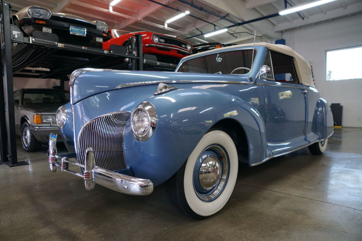 1941 Blue Lincoln ZEPHYR V12 CONVERTIBLE Convertible