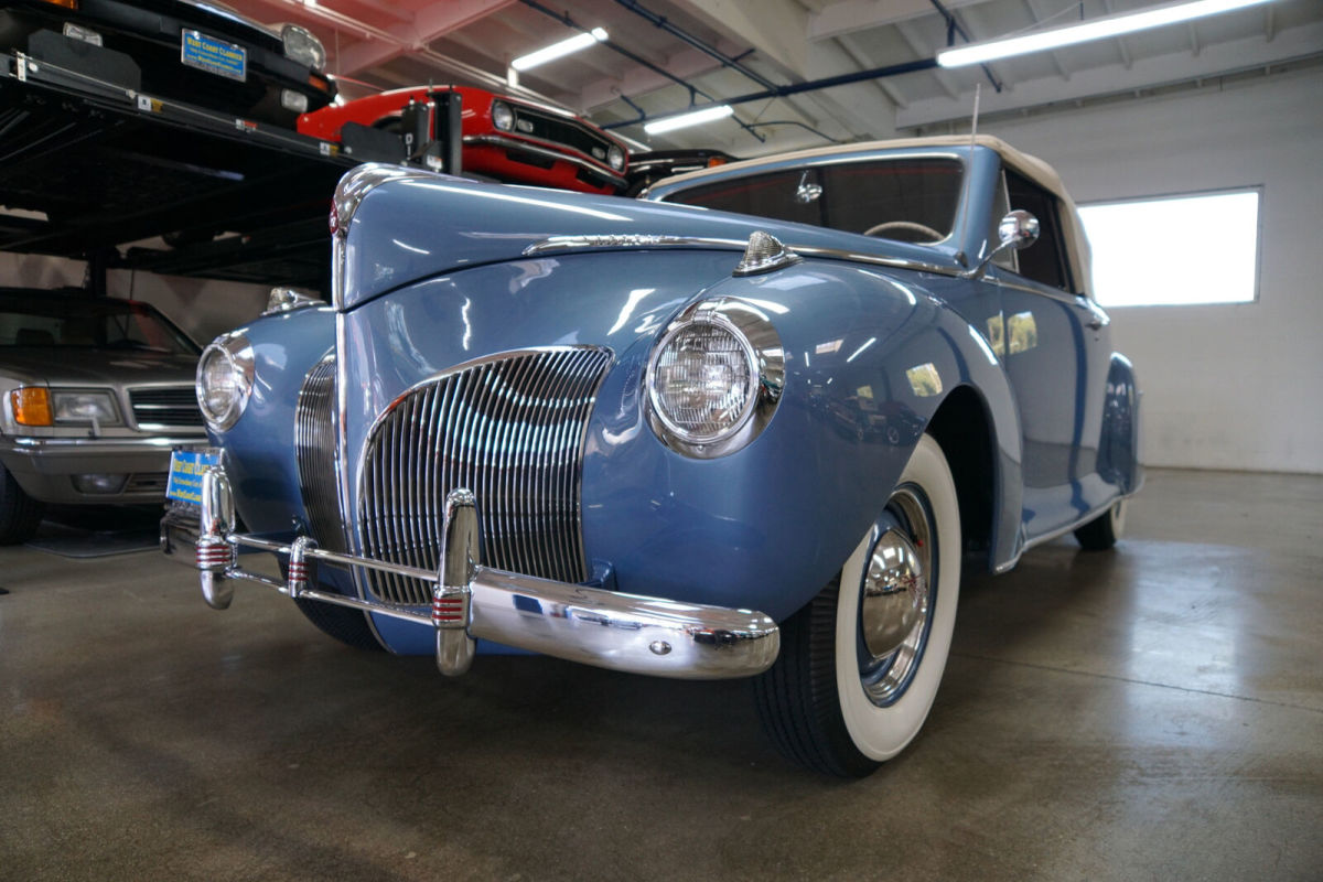 1941 Blue Lincoln ZEPHYR V12 CONVERTIBLE Convertible