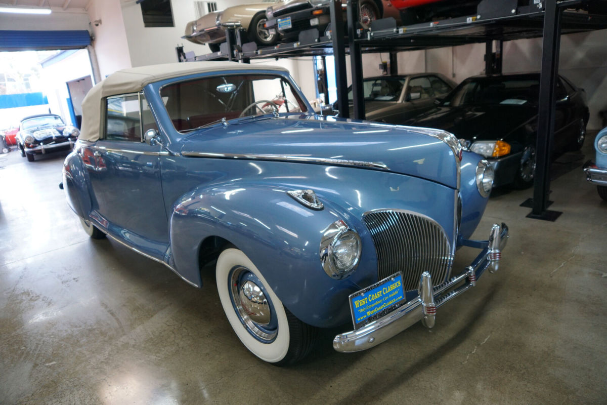 1941 Blue Lincoln ZEPHYR V12 CONVERTIBLE Convertible