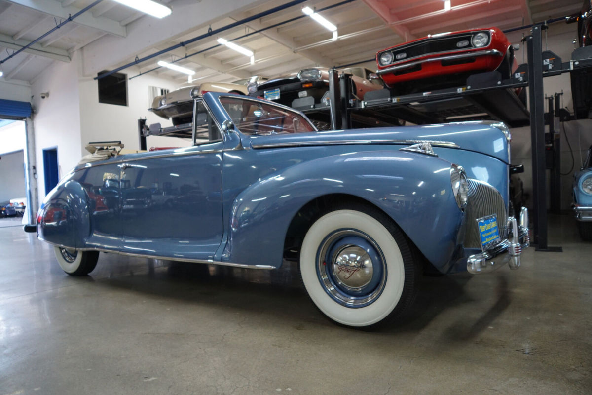 1941 Blue Lincoln ZEPHYR V12 CONVERTIBLE Convertible
