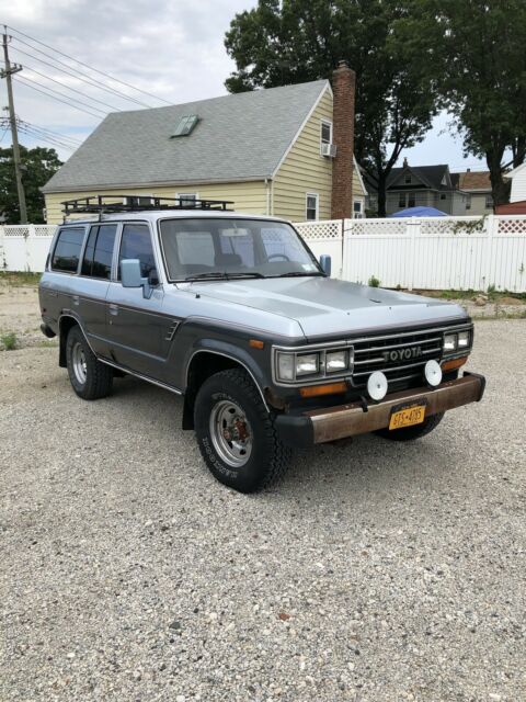 1988 Blue Toyota Land Cruiser SUV