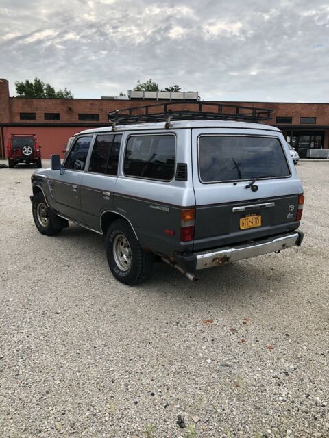 1988 Blue Toyota Land Cruiser SUV