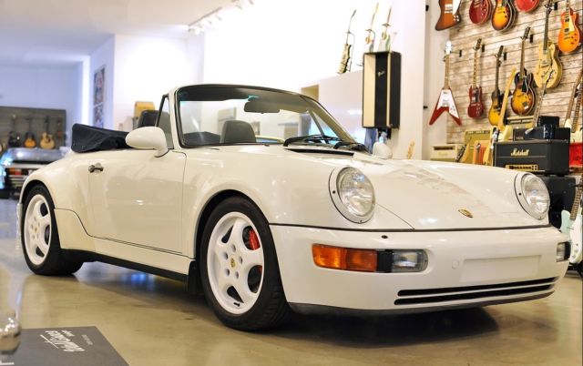 1993 White Porsche 911 Convertible