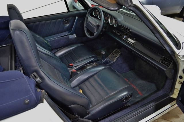 1993 White Porsche 911 Convertible
