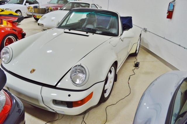 1993 White Porsche 911 Convertible