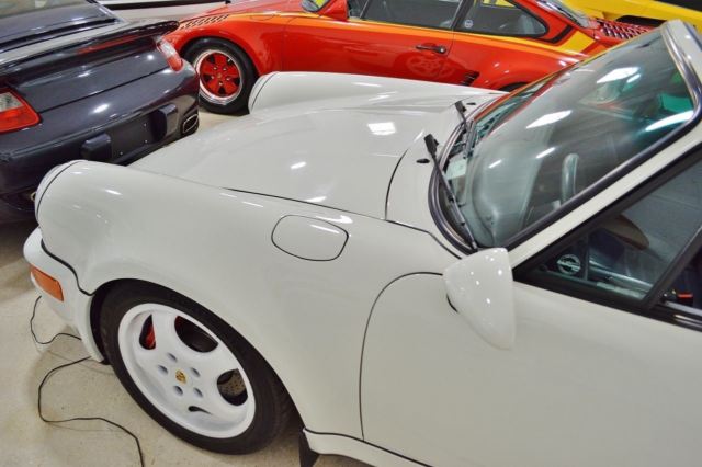 1993 White Porsche 911 Convertible