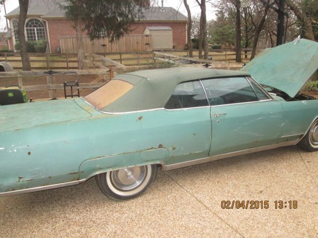 1966 Green Cadillac Eldorado Convertible