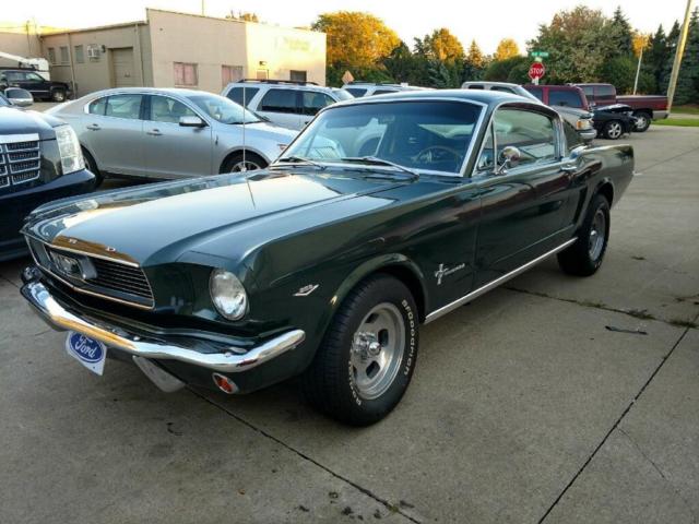 1966 Green Ford Mustang Coupe