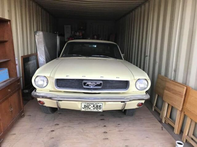 1966 Springtime  Yellow Ford Mustang 2 Door Hard Top