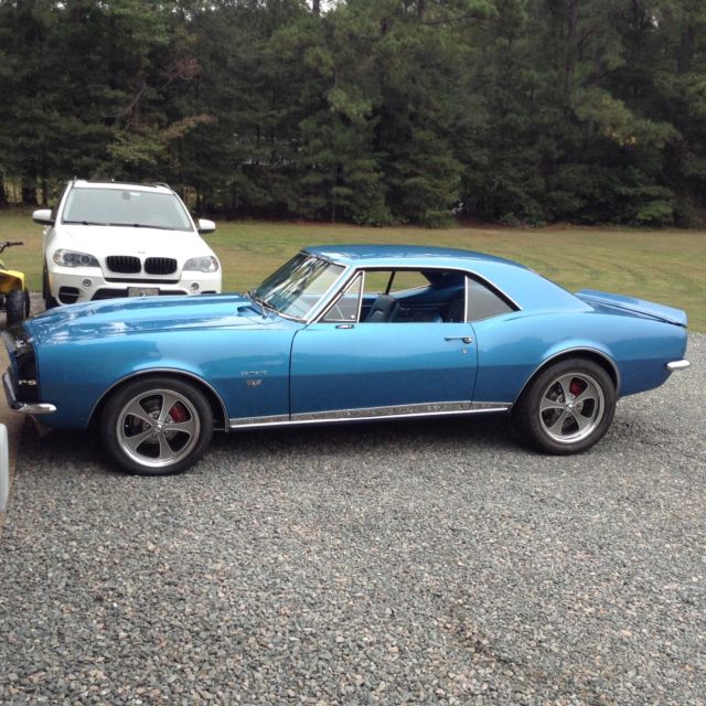 1967 Marina blue Chevrolet Camaro 2dr