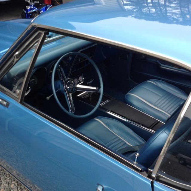 1967 Marina blue Chevrolet Camaro 2dr