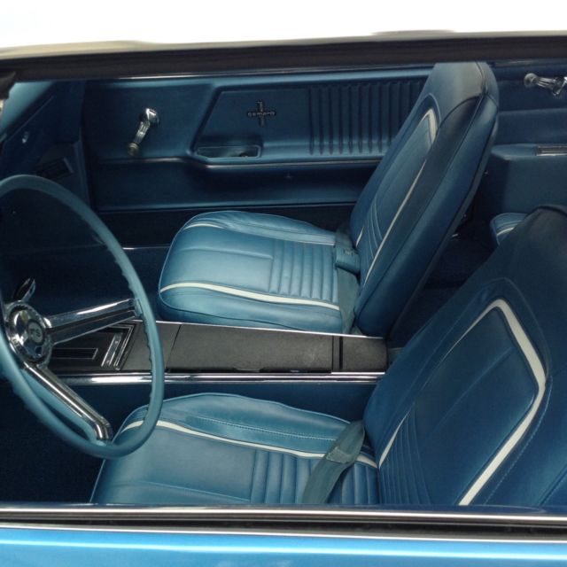 1967 Marina blue Chevrolet Camaro 2dr