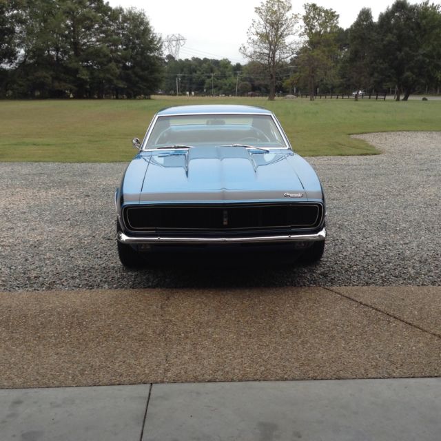 1967 Marina blue Chevrolet Camaro 2dr