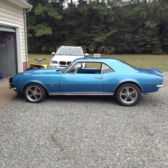 1967 Marina blue Chevrolet Camaro 2dr