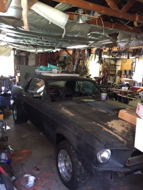 1967 Black Primer Ford Mustang Coupe