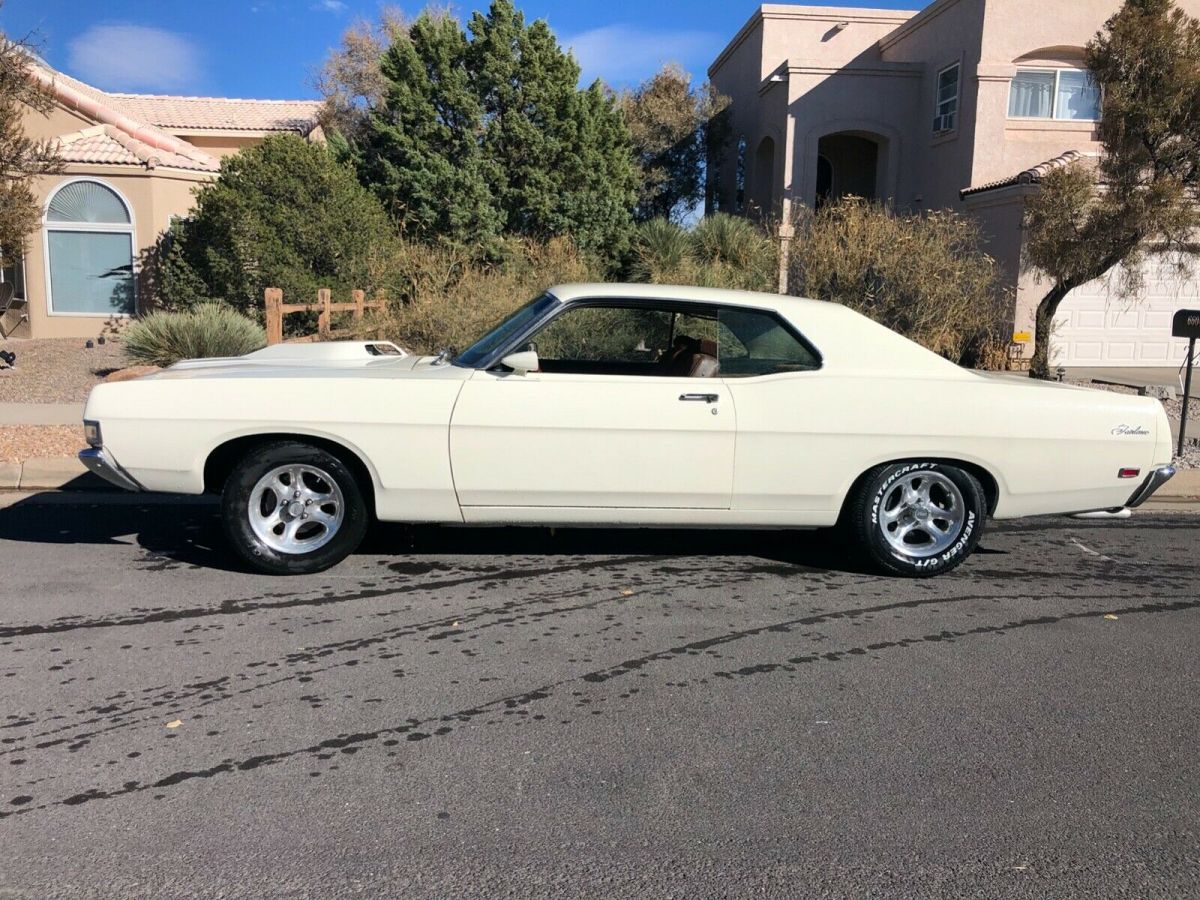 1969 White Ford Fairlane Coupe
