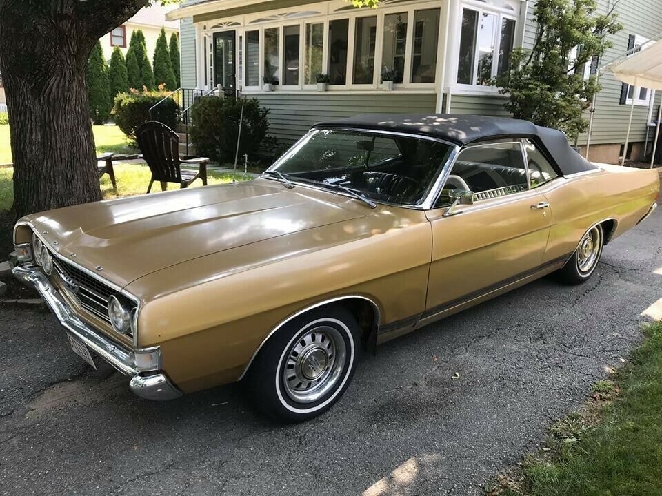 1968 Gold Ford Torino Convertible