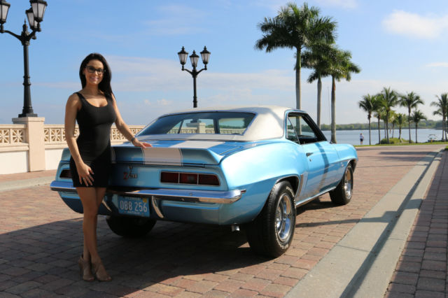 1969 Blue Chevrolet Camaro Coupe