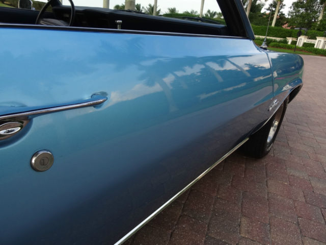 1969 Blue Chevrolet Camaro Coupe