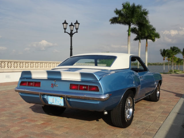 1969 Blue Chevrolet Camaro Coupe