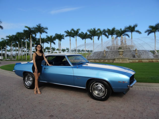 1969 Blue Chevrolet Camaro Coupe
