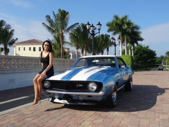 1969 Blue Chevrolet Camaro Coupe