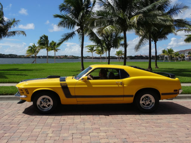 1970 Yellow Ford Mustang Coupe