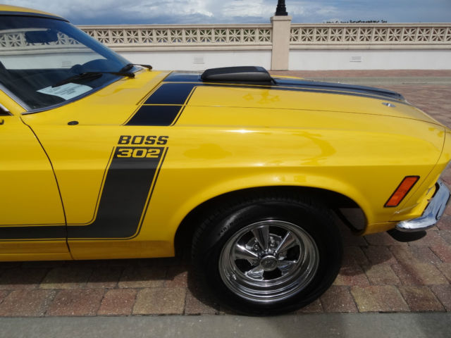 1970 Yellow Ford Mustang Coupe