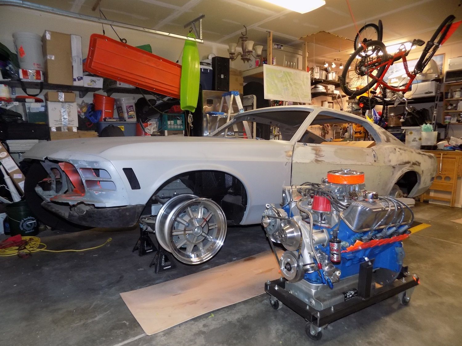 1970 Gray Ford Mustang Fastback