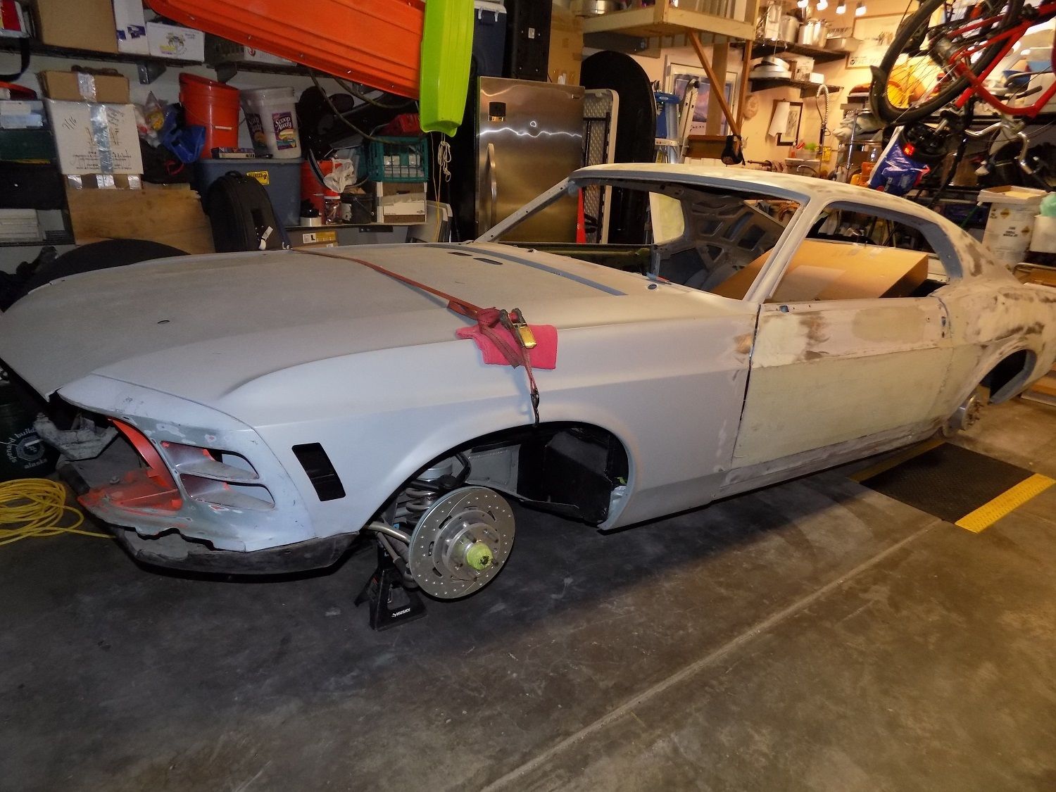 1970 Gray Ford Mustang Fastback