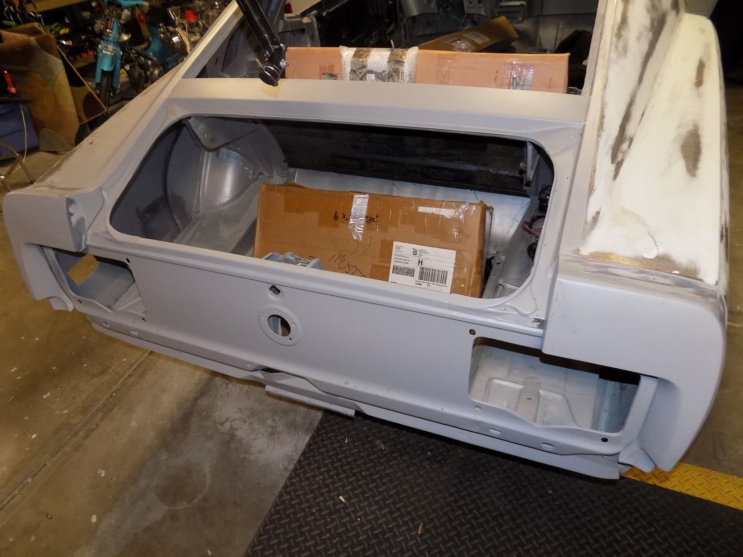 1970 Gray Ford Mustang Fastback