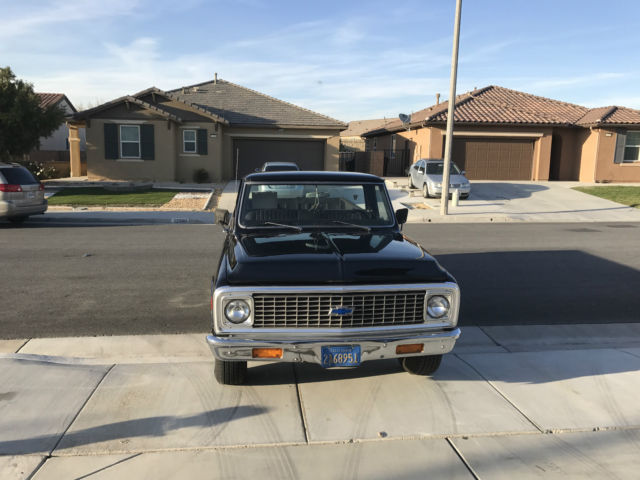 1971 Black Chevrolet Other Pickups