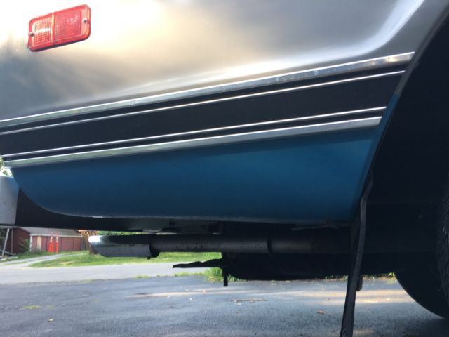 1972 blue with gray trim Chevrolet C-10 Full sized pickup