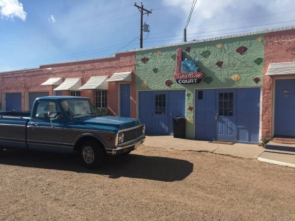 1972 blue with gray trim Chevrolet C-10 Full sized pickup