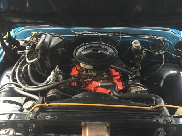 1972 blue with gray trim Chevrolet C-10 Full sized pickup