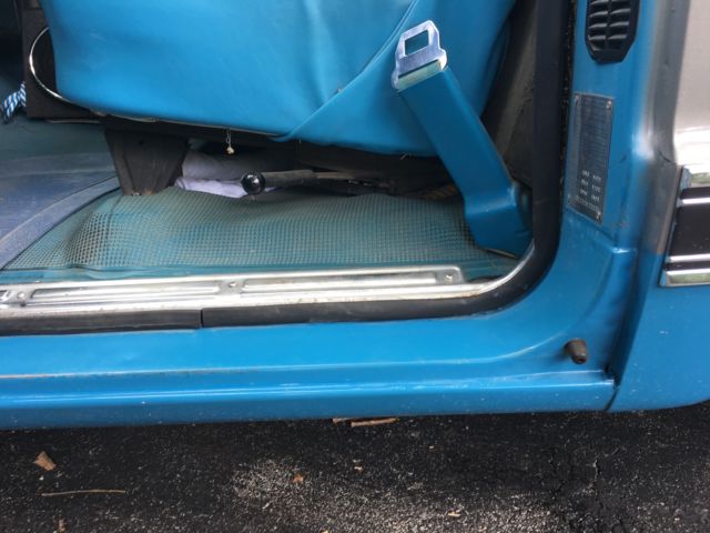 1972 blue with gray trim Chevrolet C-10 Full sized pickup