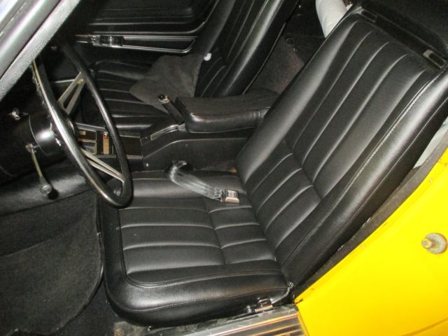 1973 Yellow Chevrolet Corvette Convertible