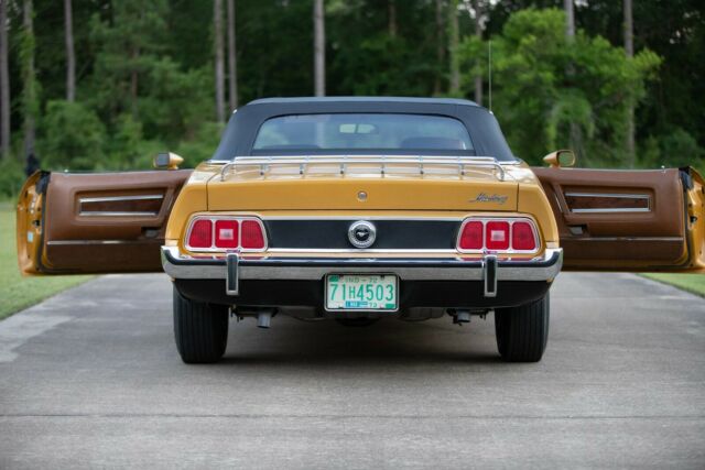 1973 Gold Ford Mustang Convertible