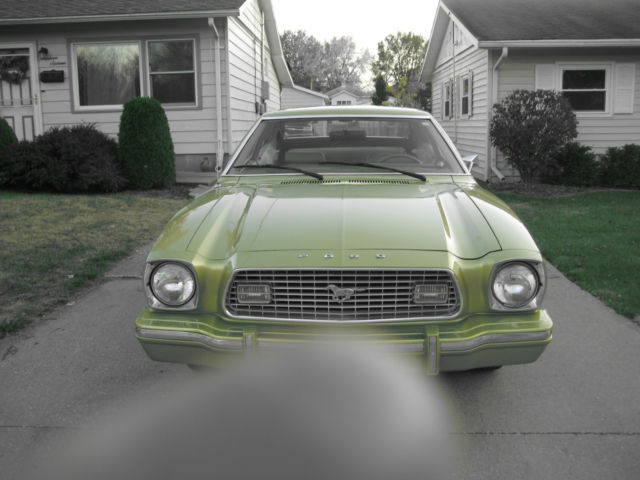 1974 Green Ford Mustang Hatchback