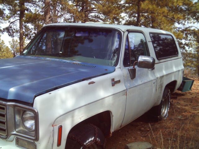 1975 White Chevrolet Blazer Convertible
