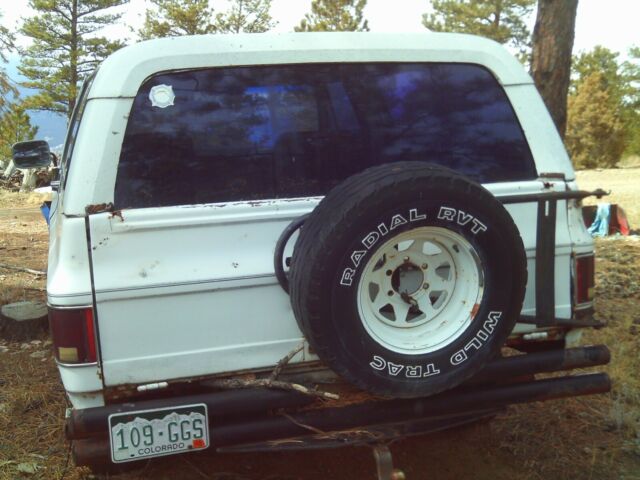 1975 White Chevrolet Blazer Convertible