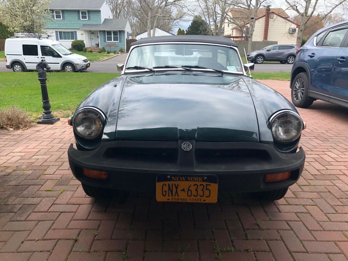 1976 Green MG MGB Convertible