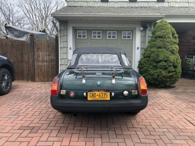1976 Green MG MGB Convertible