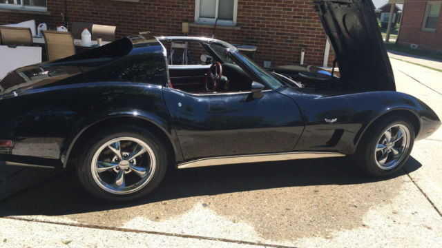 1977 Black Chevrolet Corvette T-Top