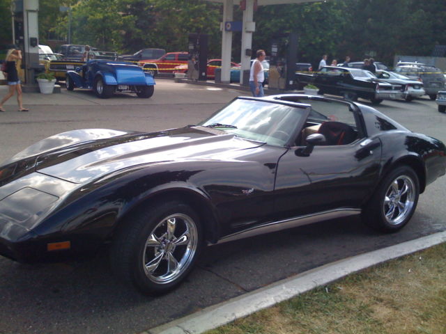1977 Black Chevrolet Corvette T-Top