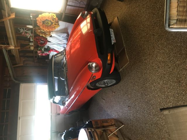 1979 Orange MG MGB Convertible