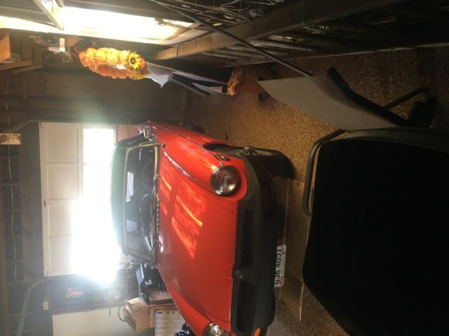 1979 Orange MG MGB Convertible