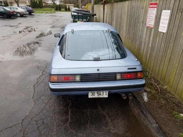 1983 Blue Mazda RX-7 Coupe